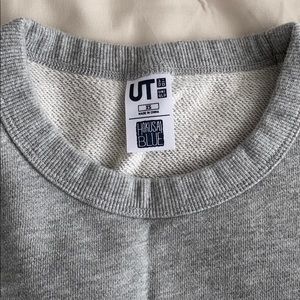 hokusai blue graphic sweatshirt